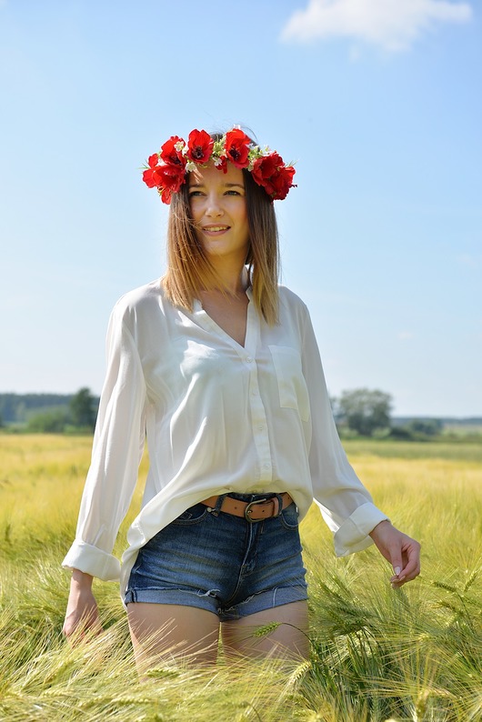 wianek z maków mam wene