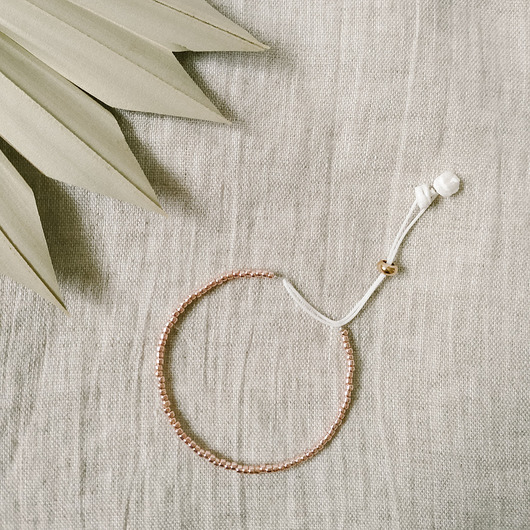 bransoletki na sznurku Basic Nr 1 Rose Gold