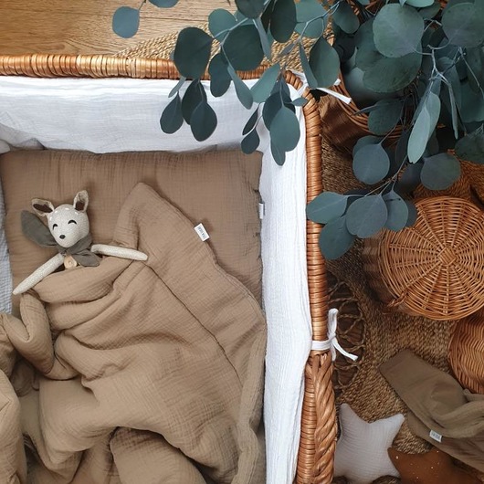 kocyki, kołderki, pościel dla dzieci Pościel muślinowa z wypełnieniem