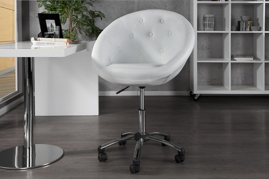 Krzesło biurowe Couture White 68cm Home Design