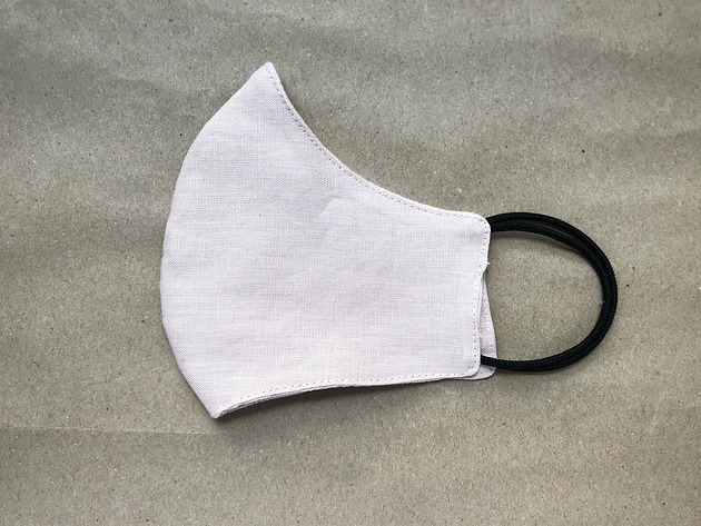 maseczki ochronne Lniana maseczka ochronna damska