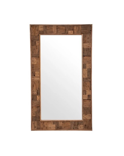 lustra stojące i wiszące Lustro Drewniane Lustro w Drewnianej Ramie Cameron 115 cm