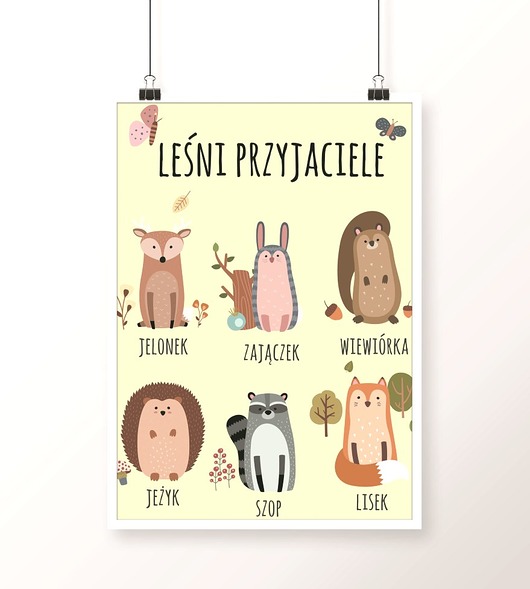 Plakat / LEŚNI PRZYJACIELE Well Wall