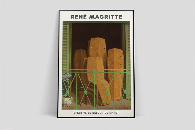 plakaty Rene Magritte - Exhibition Poster