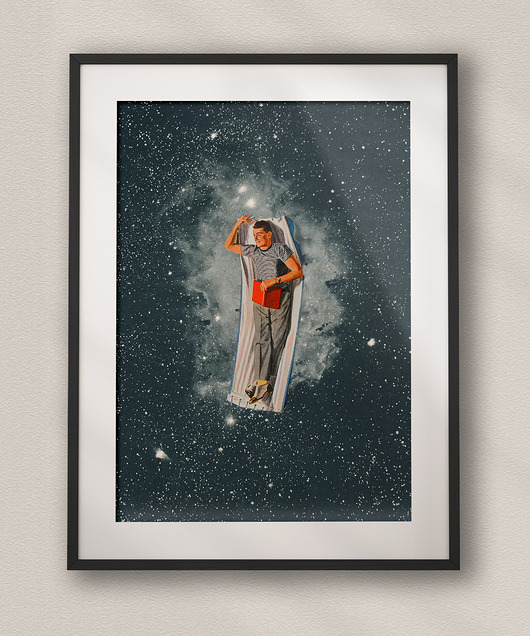 plakaty Plakat Wyluzuj - Kolaż Fine Art