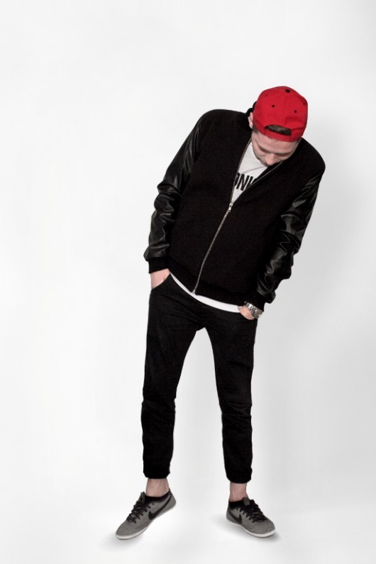 Męska Classic Baseball Jacket Varsity Black BOHEMA CLOTHING