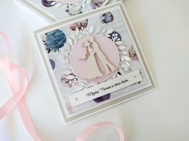 Kartka ślubna w pudełku z balonami SweetPaper
