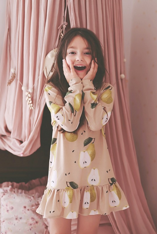 Sukienka PEAR beige Little Gold King