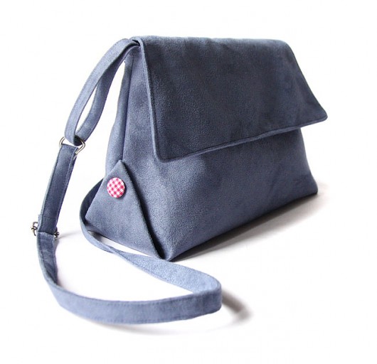 torebka midi - blue & pink vichy 2 - elfagado