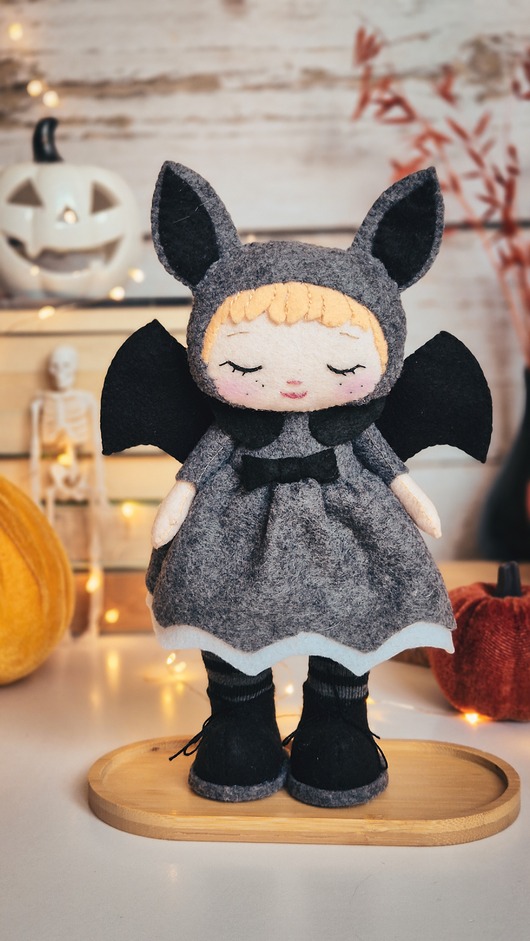 lalki Lalka na Halloween Figurka z Filcu
