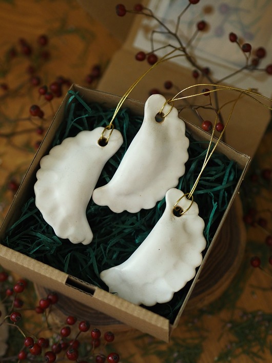 ozdoby choinkowe Pierogi na choinkę