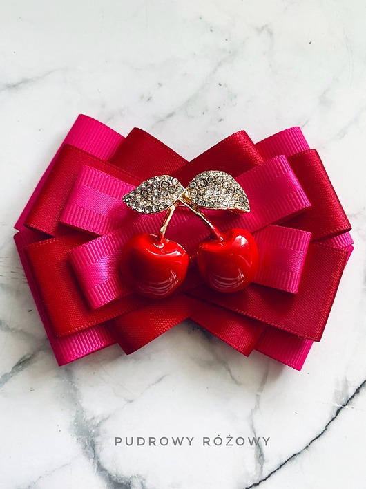 broszki Brosza z kolekcji z wisienkami z  Wiśnia