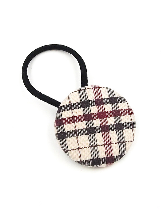 gumki do włosów Gumka do włosów w kratkę Ida