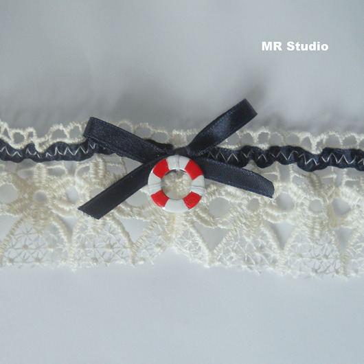 Podwiązka w stylu marynarskim MR Studio