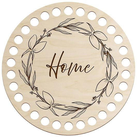 makramy Drewniana Baza Podstawa do Koszyka Spód Dno OKRĄG do Szydełkowania Makramy