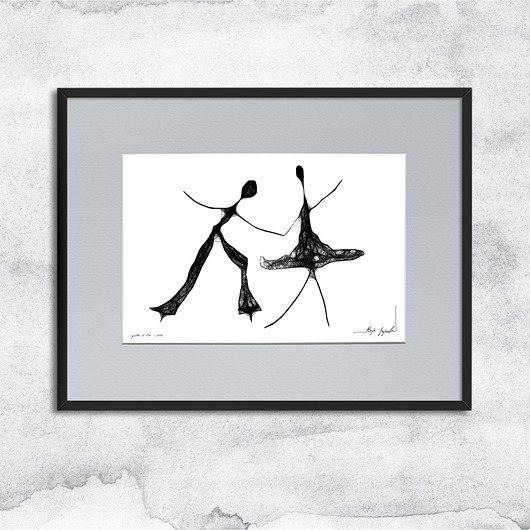 grafiki i ilustracje Oprawiona grafika - Tango (102)