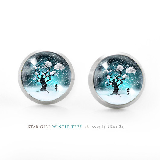 Star Girl Winter tree - mini wkręty Ewa Saj Fotografie