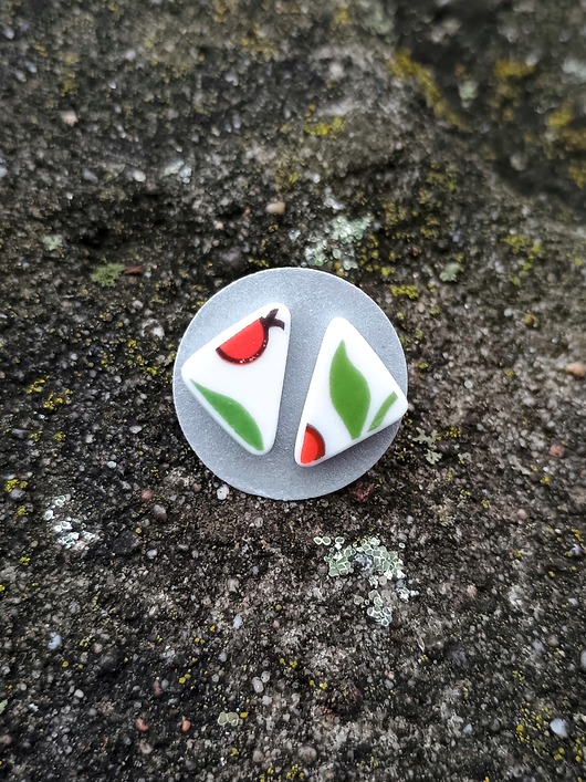 kolczyki ceramiczne Kolczyki ceramiczne kaszubskie