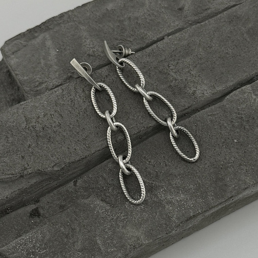 kolczyki srebrne Kolczyki srebrne Chain