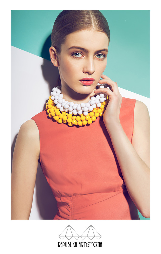 Circles and lines- yellow  Republika jewelry
