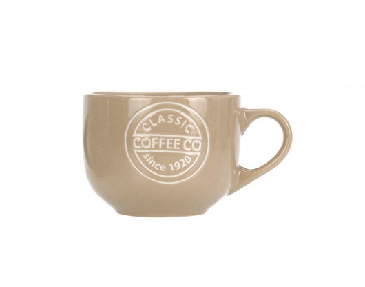 Kubek jumbo Classic beżowy MIA home