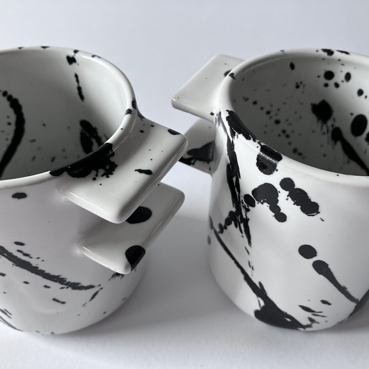 kubki Kubek #04 /white and black, 190 ml/z serii Architecture