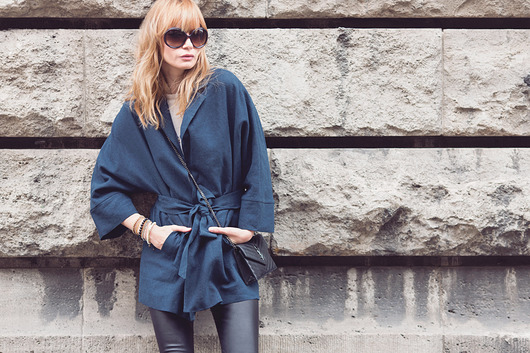 płaszcze damskie Płaszcz wiosenny o kroju kimono S/S 2016