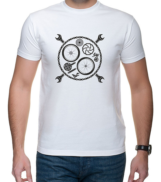 Koszulka T-SHIRT BIKE TOOL White studioixi