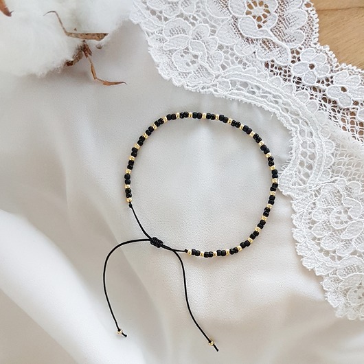 bransoletka z drobnych koralików LEI handmade 