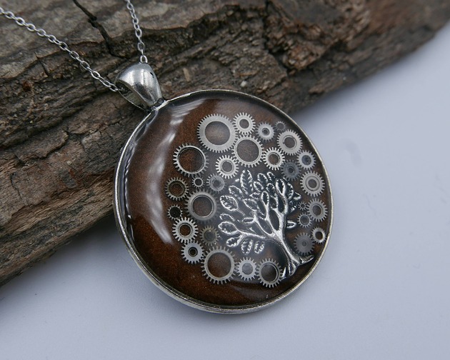 wisiory Naszyjnik Tree of Life 9