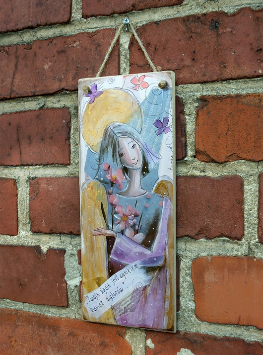 Ozdoby na ścianę Deseczka z sentencją "Twoje życie jest wynikiem twoich wyborów"