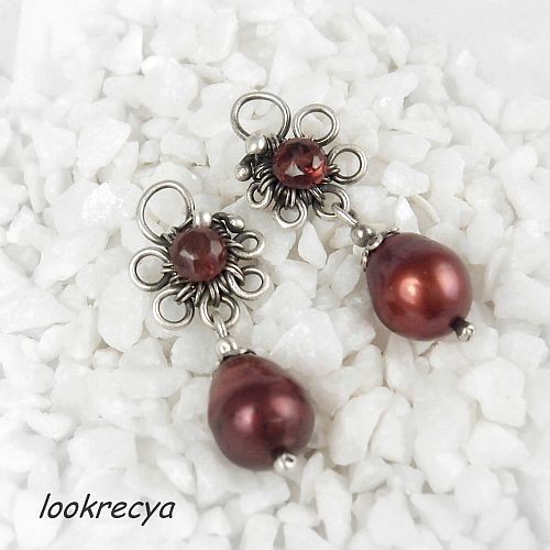 karminowe koronki XXXXXXlookrecya