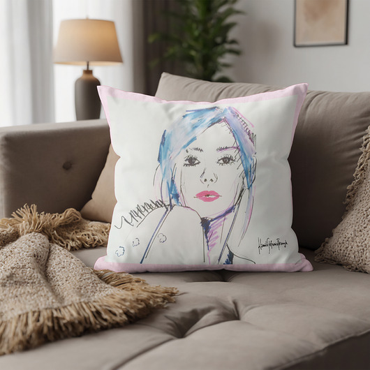 poduszki z grafiką Poduszka dekoracyjna  autorska 40x40 obraz  Kamila Stefania Tkaczyk