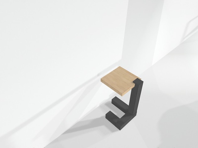 Stolik kawowy lity dębowy Drewno Design Loft Dąb ving
