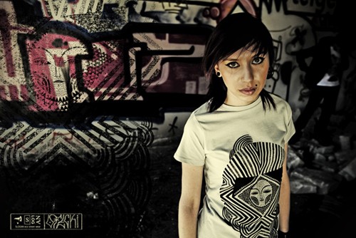 The skull by OTECKI t-shirt damski grey  S SLOGAN