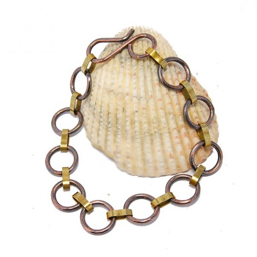 Circle copper brass SHEandHE