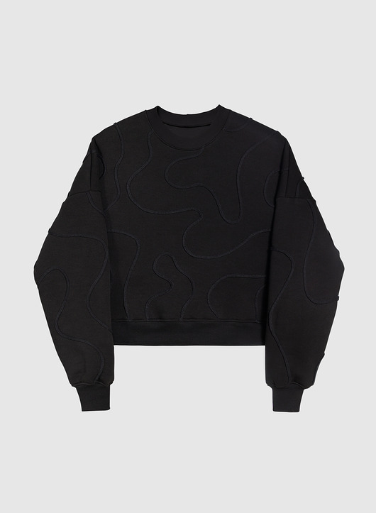 bluza bez kaptura damska Bluza esy black