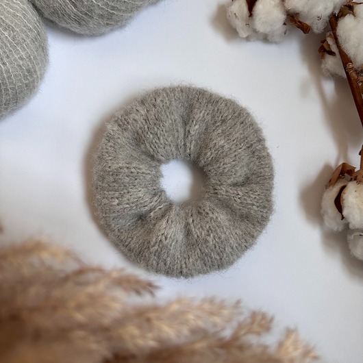 gumki do włosów Wełniana gumka frotka do włosów typu scrunchie