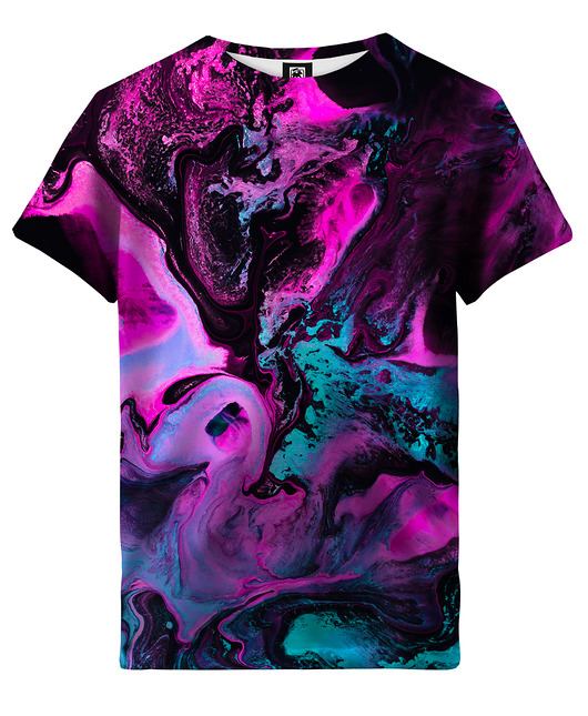 t-shirty dla dziewczynki T-shirt Girl DR.CROW Neon Marble