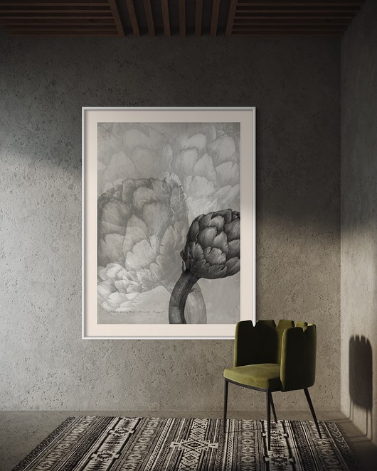 grafiki i ilustracje Karczoch 100x70 cm