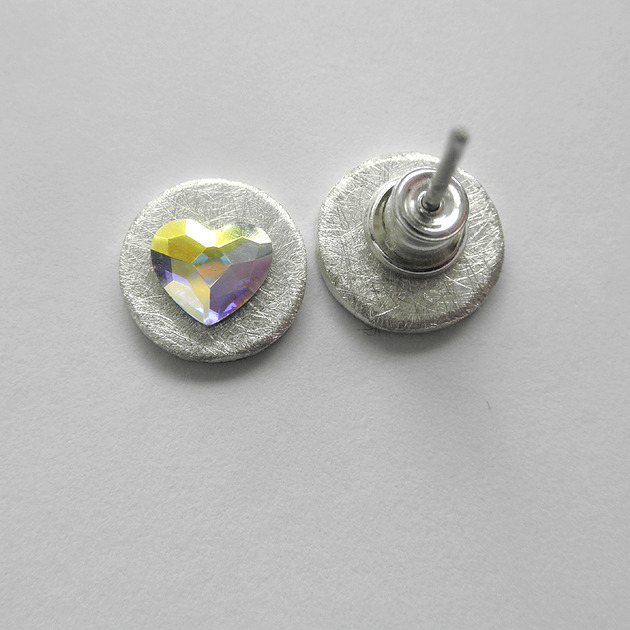 kolczyki swarovski Kolczyki Swarovski SERDUSZKO