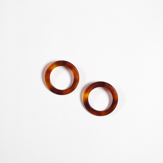 Kolczyki Amelie w kolorze Dark Tortoise NINIcoJewelry