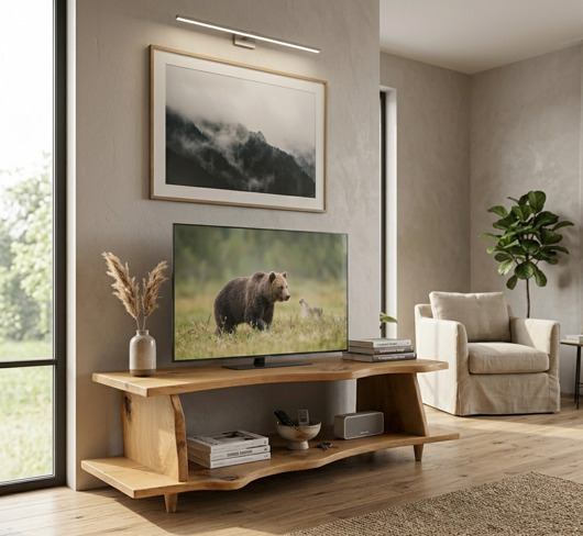 komody Szafka RTV naturalna krawędź