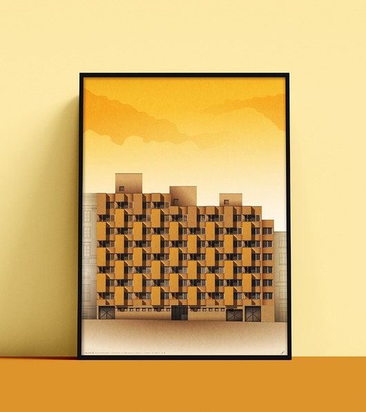 plakaty Plakat kamienicą Karowa 8, Warszawa