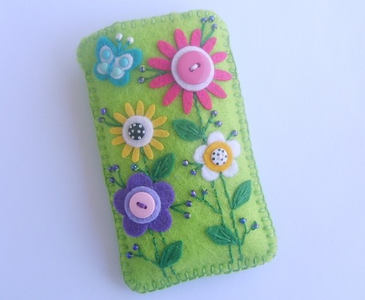 Etui na telefon Kwiaty  Tulis
