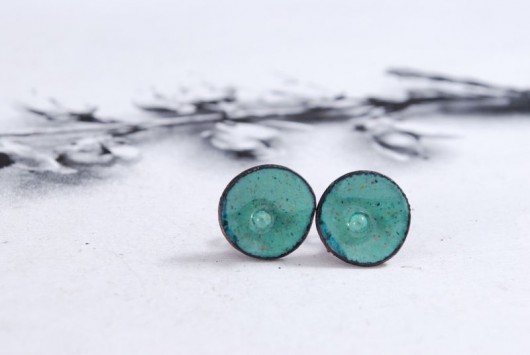 PETALS (MINT) - kolczyki Dorota Oyrzanowska
