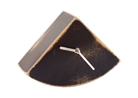 buJAczeK CZARNY czarniawy Clock Wood Studio