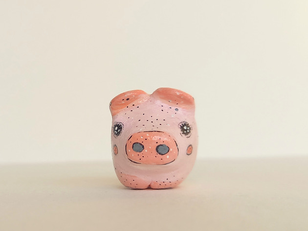 figurki i rzeźby Miniaturowa figurka świnki - Rezerwacja dla Pani Barbary