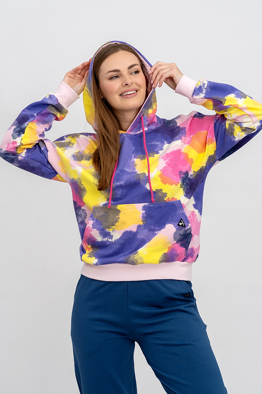 bluza z kapturem damska Bluza z kapturem ,,PEŁNA BARW"