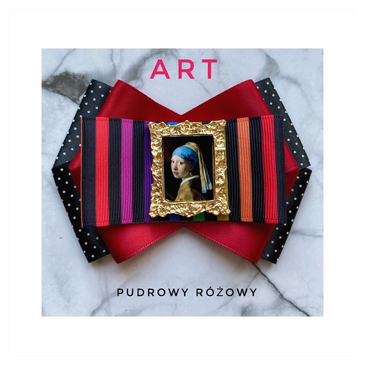 broszki Brosza ART z obrazem Dziewczyna z perłą NEW 1szt
